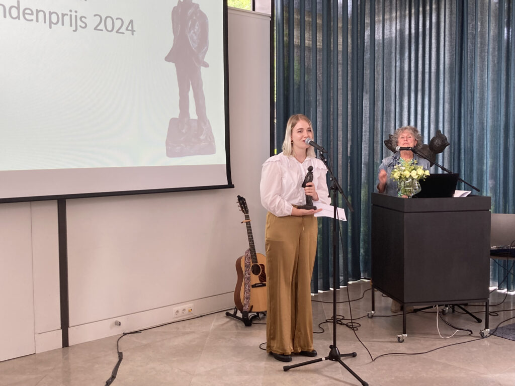 Winnaar van de Vriendenprijs Musea Zutphen: Marise den Bakker.